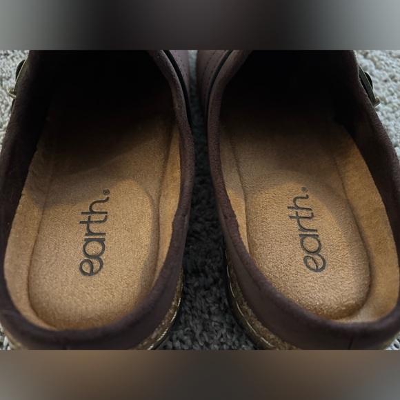 Earth Women’s Slip On Clog Shoes Brown Size 6M - Picture 5 of 7